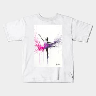 Pink Ballerina Kids T-Shirt